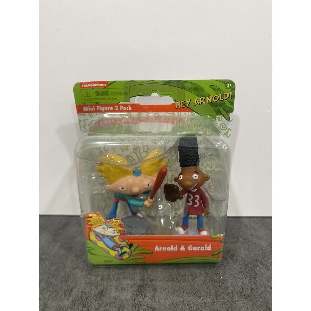 Hey Arnold Mini Figure Arnold And Gerald 2023 Nickelodeon 2 Pack New In Box